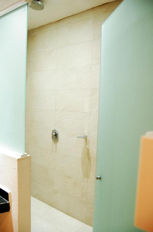 Koupelna v ubytování Hotel Porto Novo