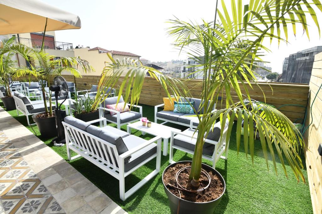 Zahrada ubytování Jaffo Tel-Aviv King Gallery Boutique Hotel