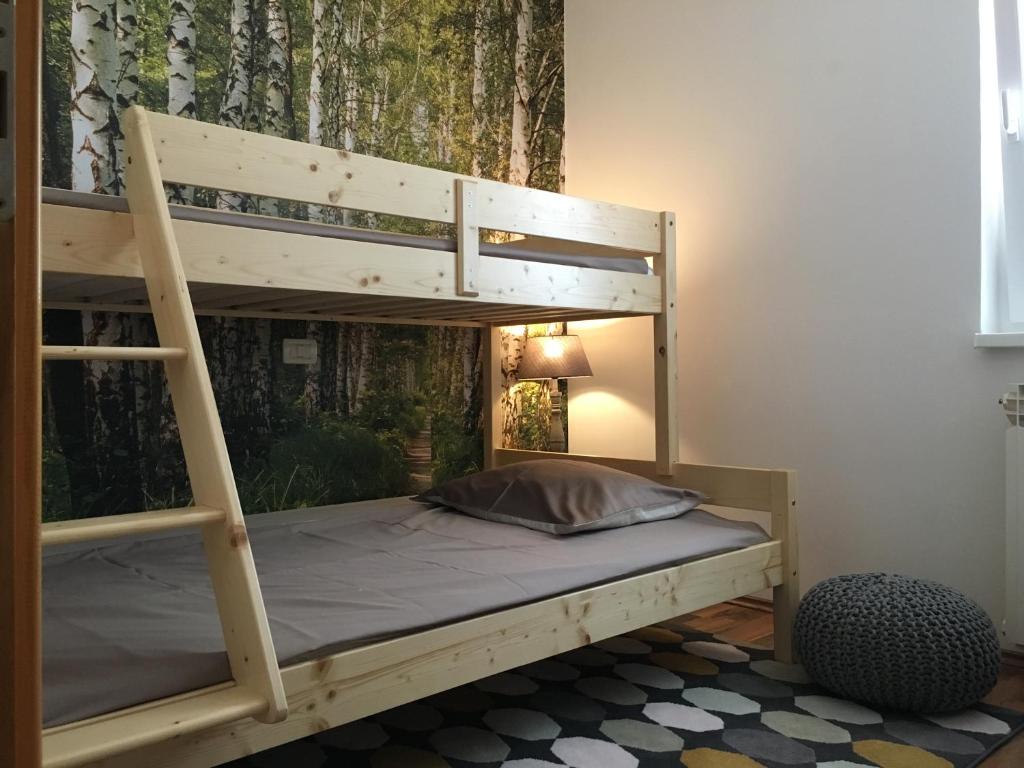 Postel nebo postele na pokoji v ubytování Apartment Selce Kala