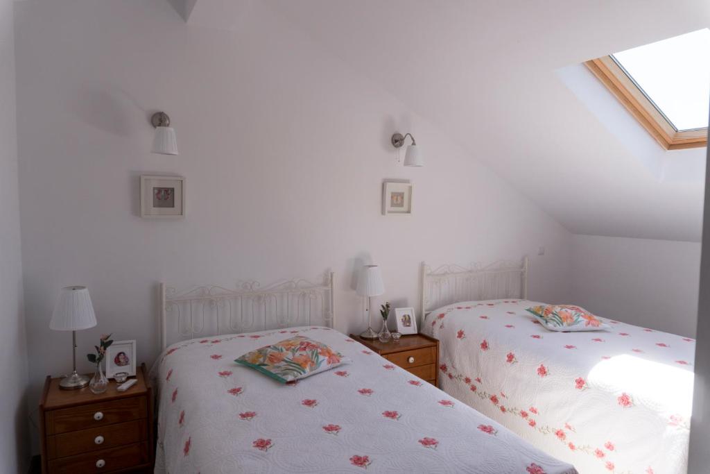 Postel nebo postele na pokoji v ubytování Casa Guarda Rios - São Pedro do Sul