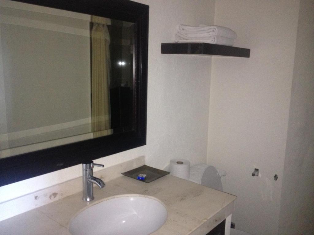 Koupelna v ubytování Hotel Bogavante