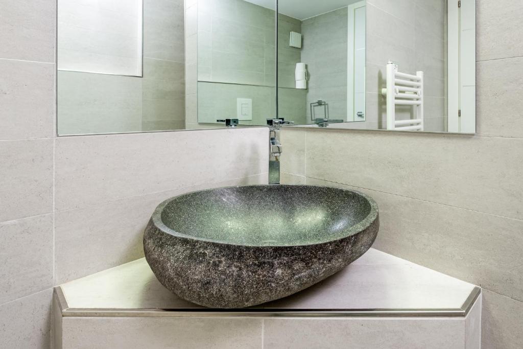 Kúpeľňa v ubytovaní IREX Tevere Sant Angelo private apartment