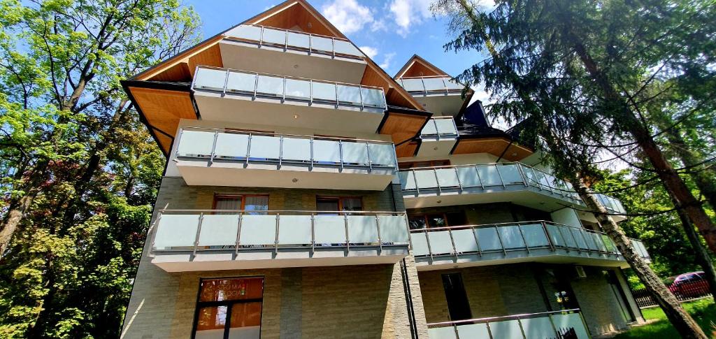 Budova, v ktorej sa apartmán nachádza