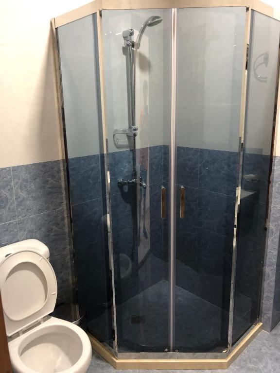 Koupelna v ubytování Hotel Belugo