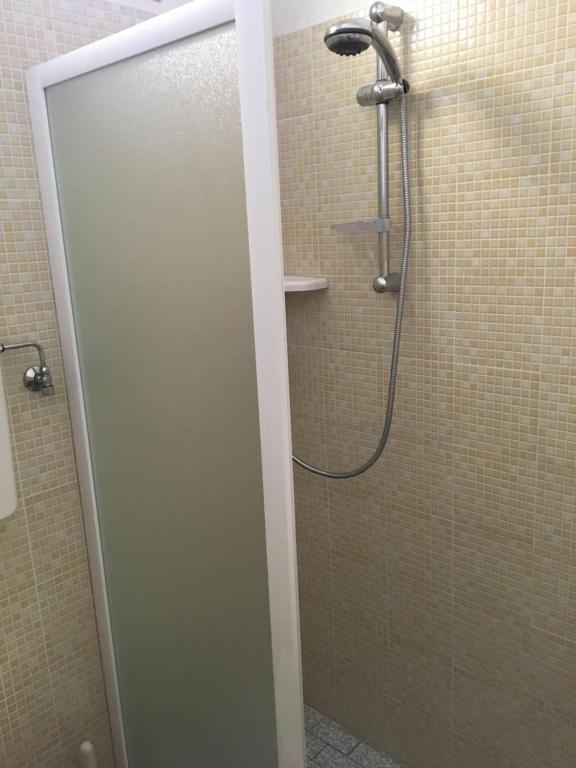 Koupelna v ubytování Hotel Laila