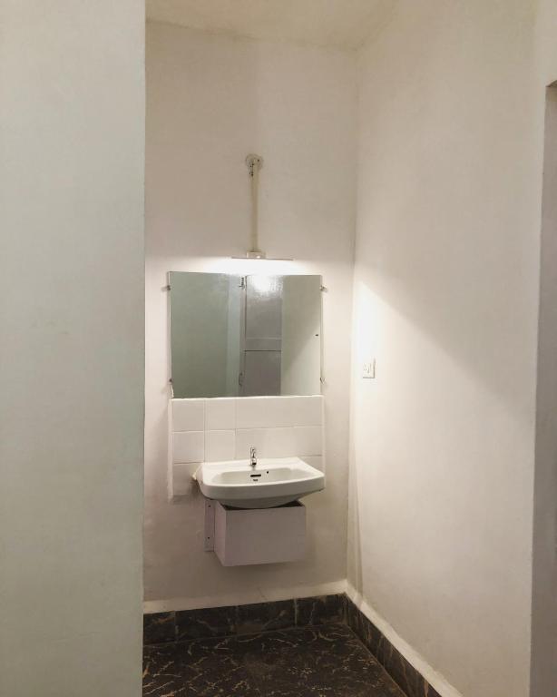Koupelna v ubytování Hotel Paulino