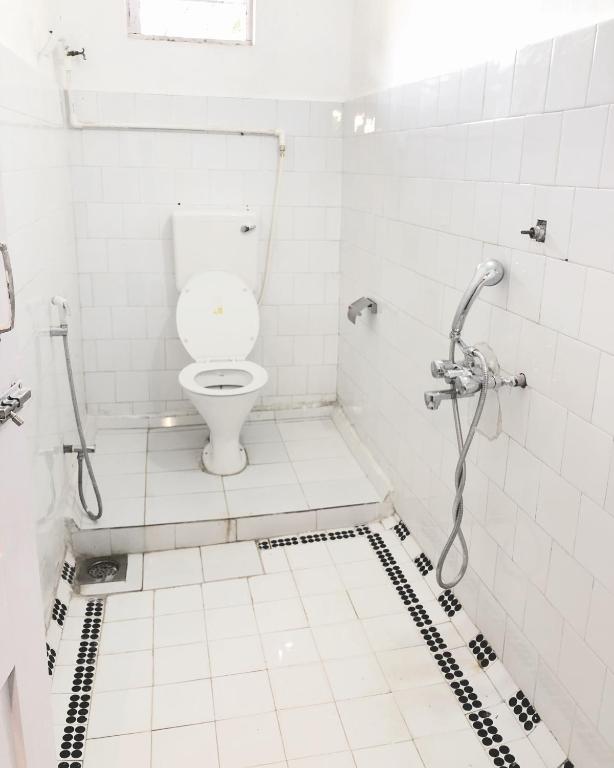 Koupelna v ubytování Hotel Paulino