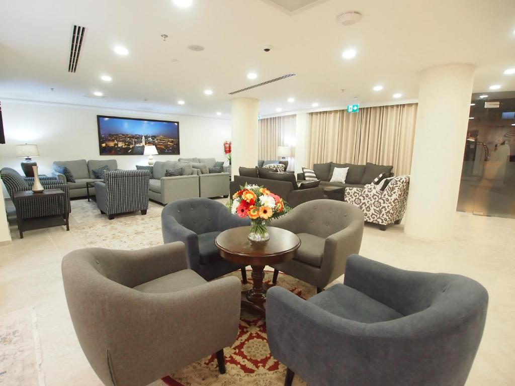 Posezení v ubytování New Capitol Hotel - Jerusalem