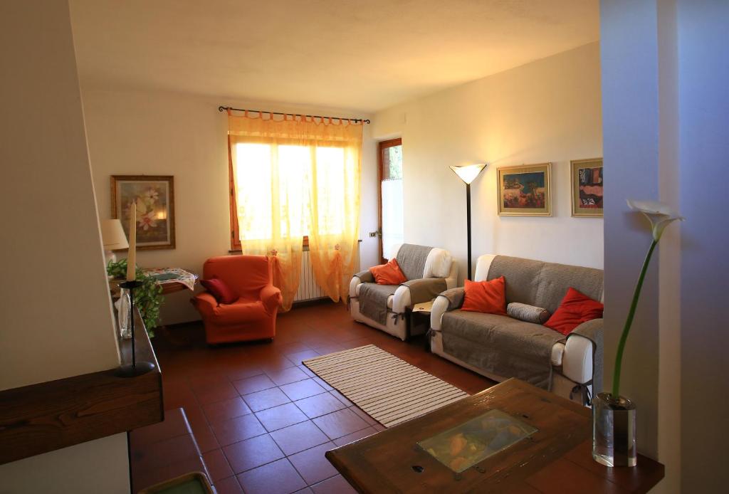 Posezení v ubytování Casa Milena