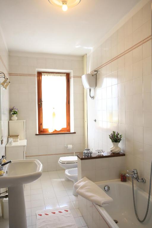 Koupelna v ubytování Casa Milena