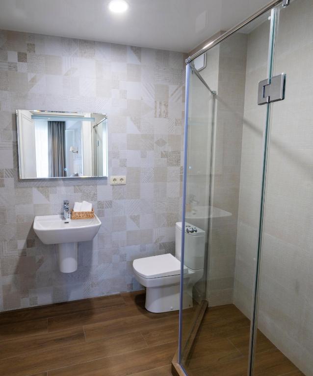 Koupelna v ubytování Hotel Passport Tbilisi
