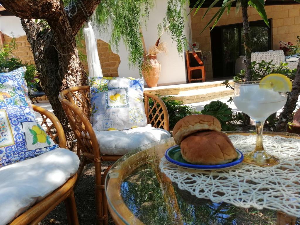 Posezení v ubytování LUMIE DI SICILIA