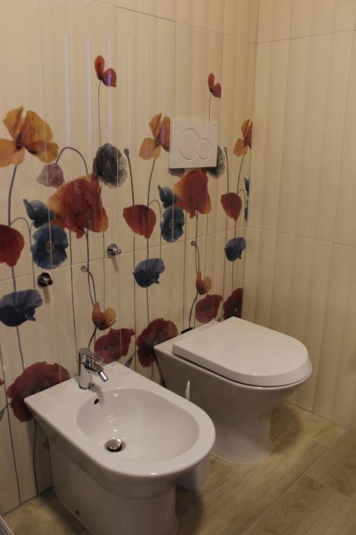 A bathroom at b&b Appiddaveru