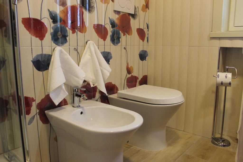 A bathroom at b&b Appiddaveru