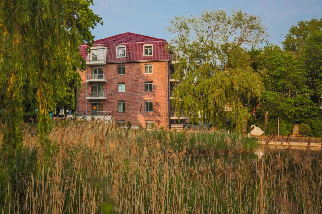 Zahrada ubytování Appartements Villa Schwanenteich