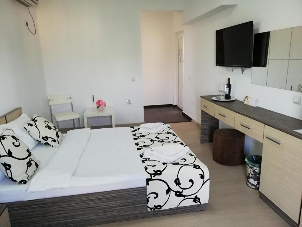 Postel nebo postele na pokoji v ubytování Anacris Guesthouse