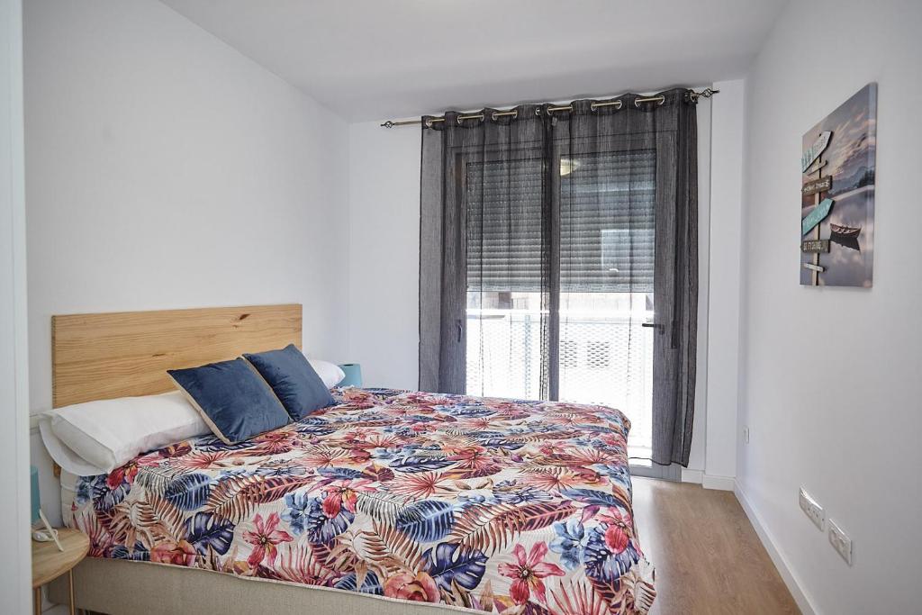 Postel nebo postele na pokoji v ubytování Apartamento Sol y Mar