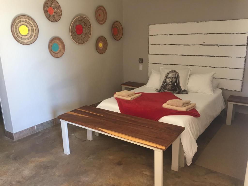Cama o camas de una habitación en Etotongwe Lodge