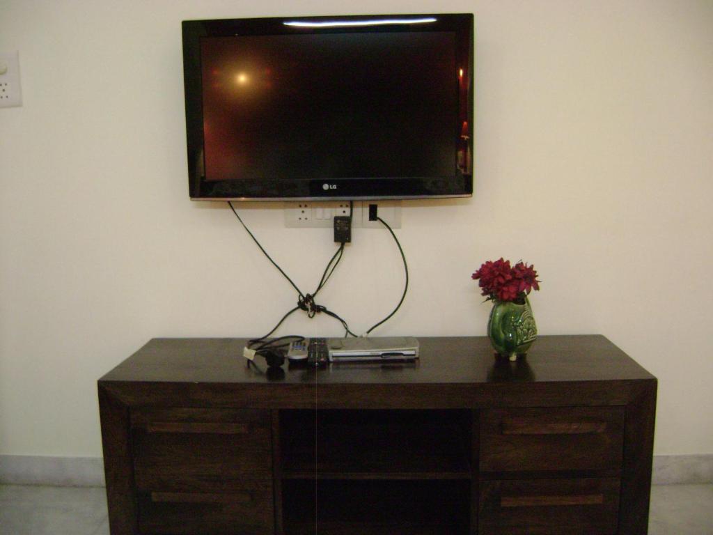 TV a/nebo společenská místnost v ubytování SABS Bed and Breakfast