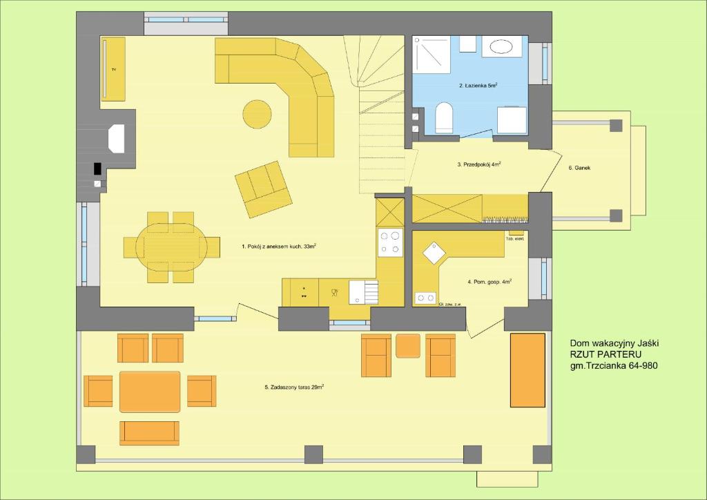 Dom wakacyjny Jaśki - Maison De Trois Chambres