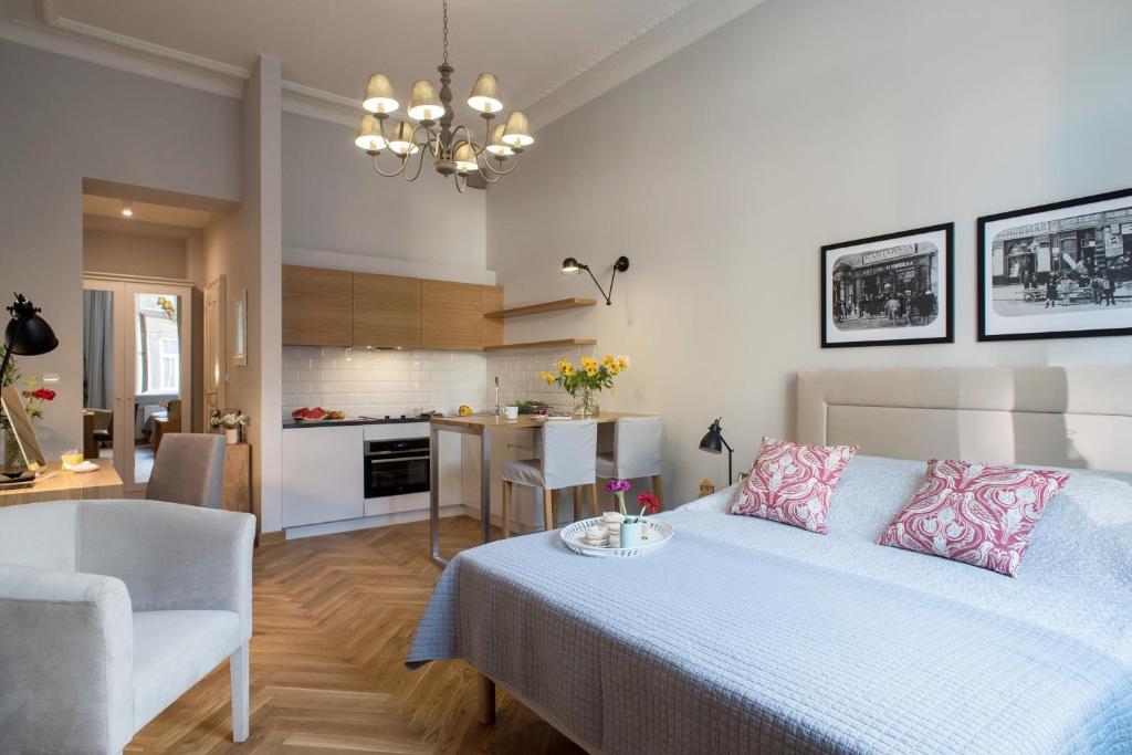 Kuchyňa alebo kuchynka v ubytovaní Belle Epoque Residence