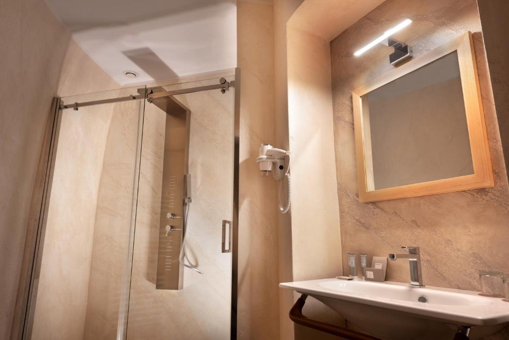 Kúpeľňa v ubytovaní La Fornace Relais & Spa