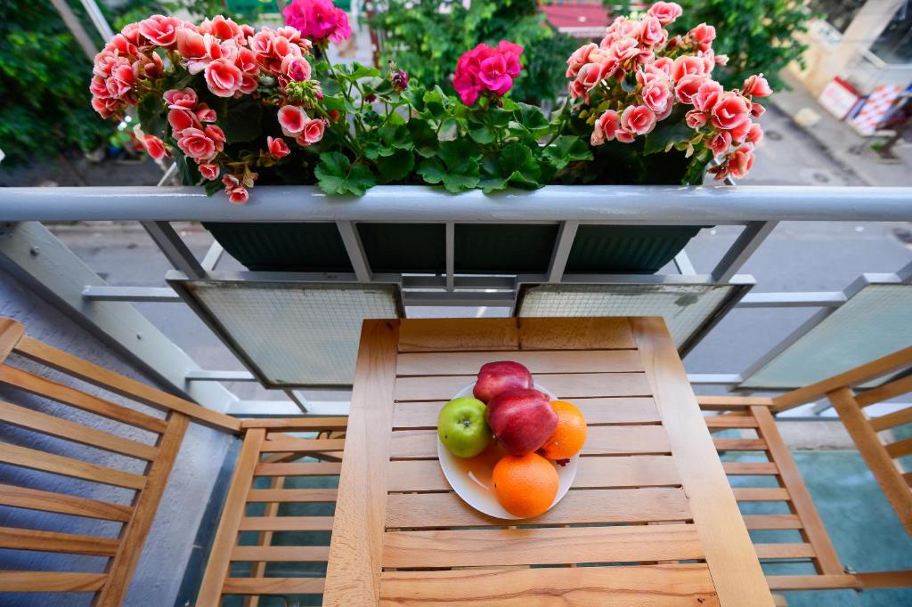 Balkón nebo terasa v ubytování Hotel Niku