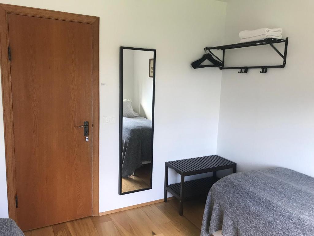 Postel nebo postele na pokoji v ubytování Spói Guesthouse