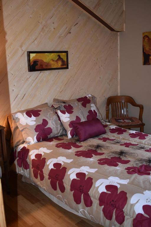 Postel nebo postele na pokoji v ubytování Le Gite de la Renarde