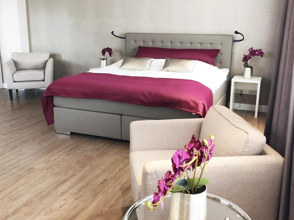 Postel nebo postele na pokoji v ubytování TH39 Trend Hotel