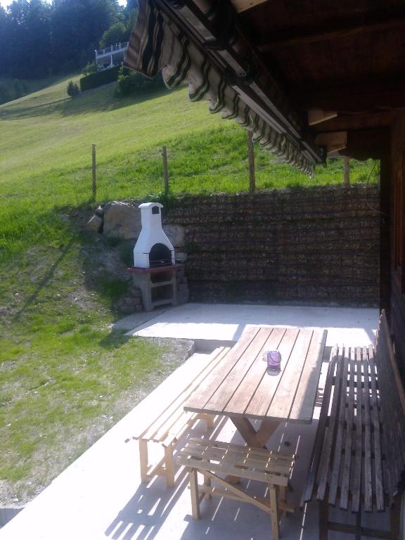 Vonkajšia záhrada v ubytovaní Bauernhaus Fankhauser