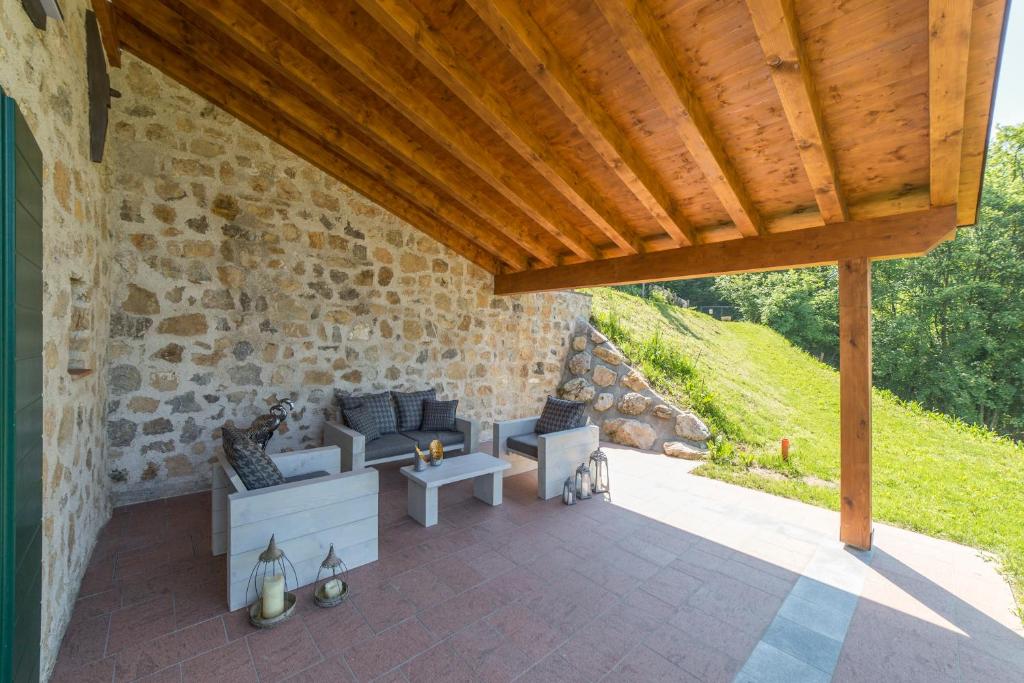 Posezení v ubytování Agriturismo Casarai