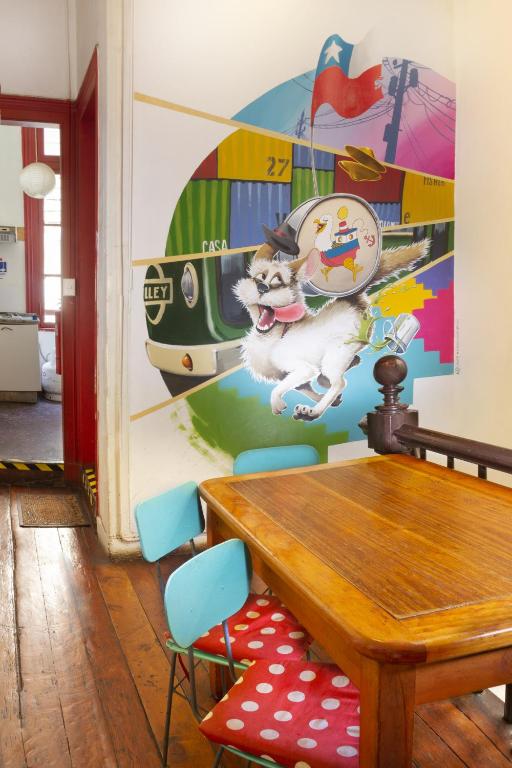 Posezení v ubytování Casa Volante Hostal