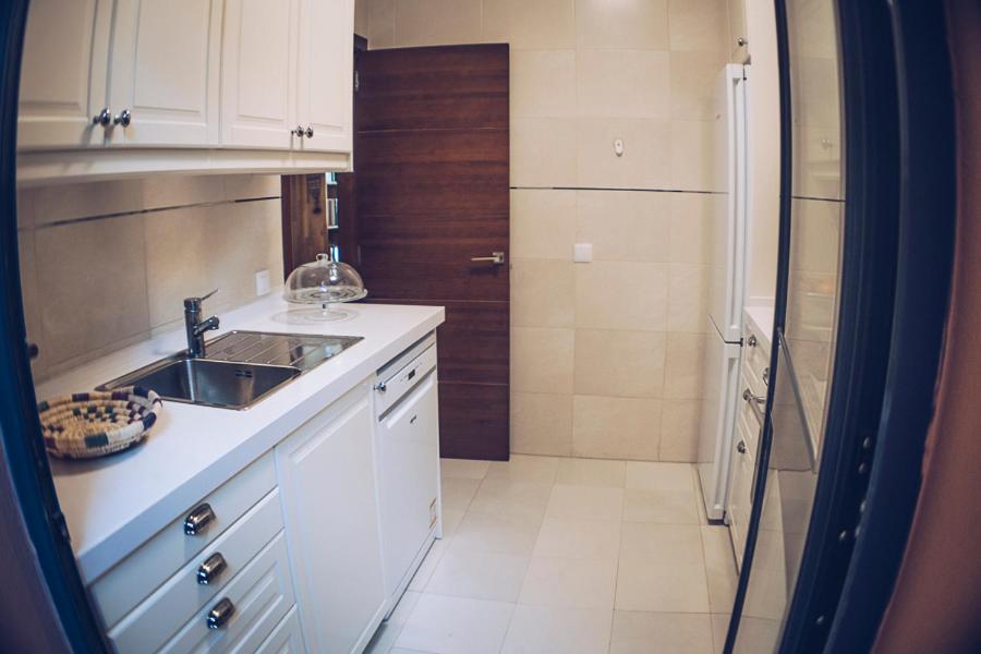Kuchyňa alebo kuchynka v ubytovaní apartamento Jacaranda centro