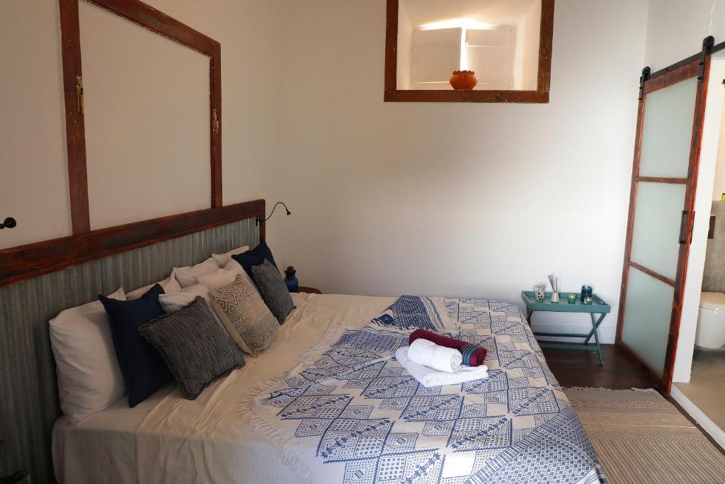 Postel nebo postele na pokoji v ubytování Casa Colonial Koenig