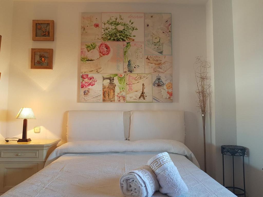 Postel nebo postele na pokoji v ubytování Apartamento turístico en Sevilla