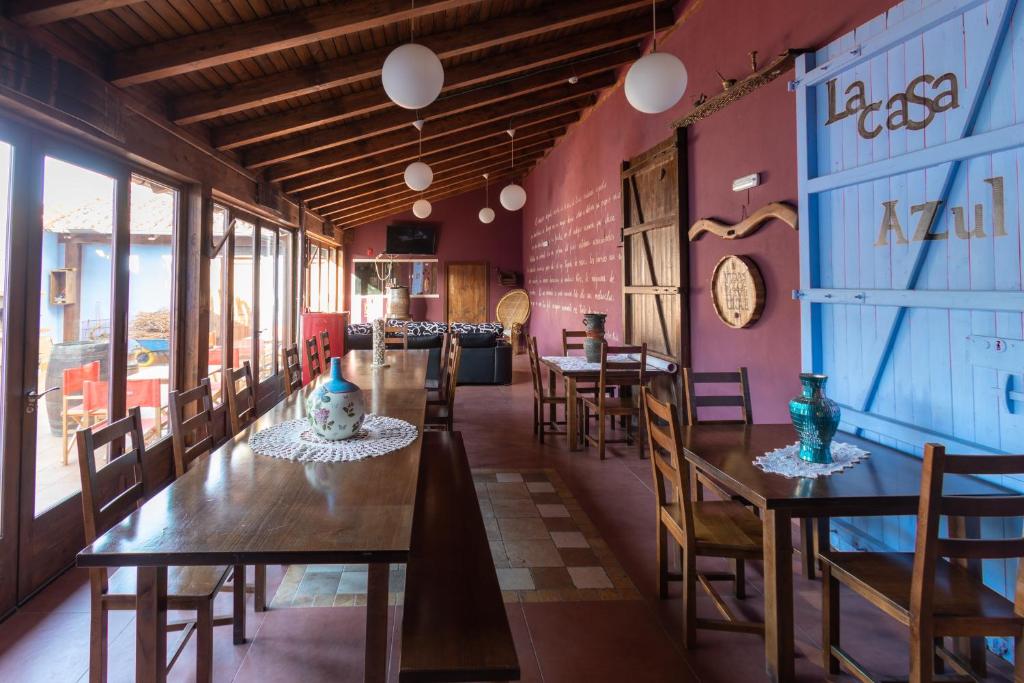 Un restaurante o sitio para comer en La Casa Azul