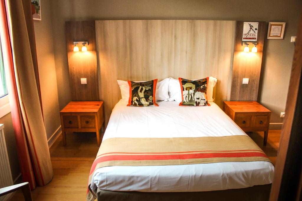 Postel nebo postele na pokoji v ubytování Hotel Agur Deneri
