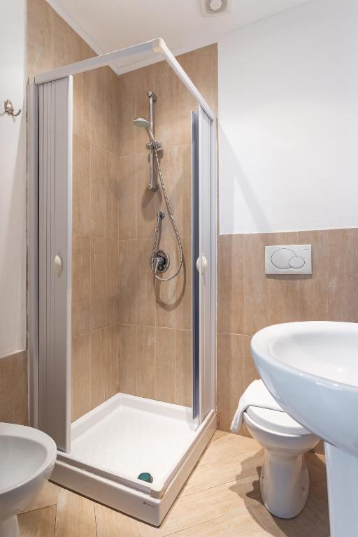 Koupelna v ubytování B&B Villamarì