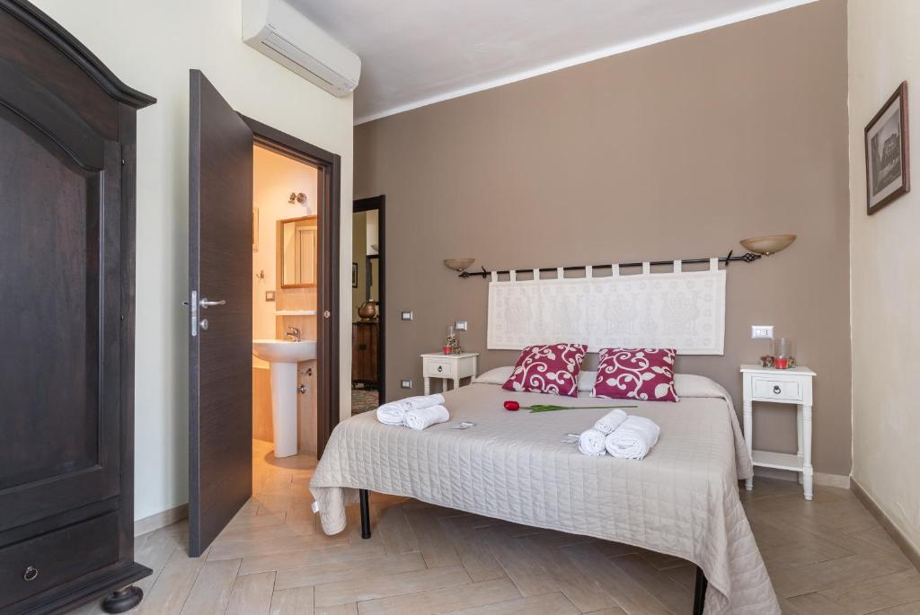 Postel nebo postele na pokoji v ubytování B&B Villamarì