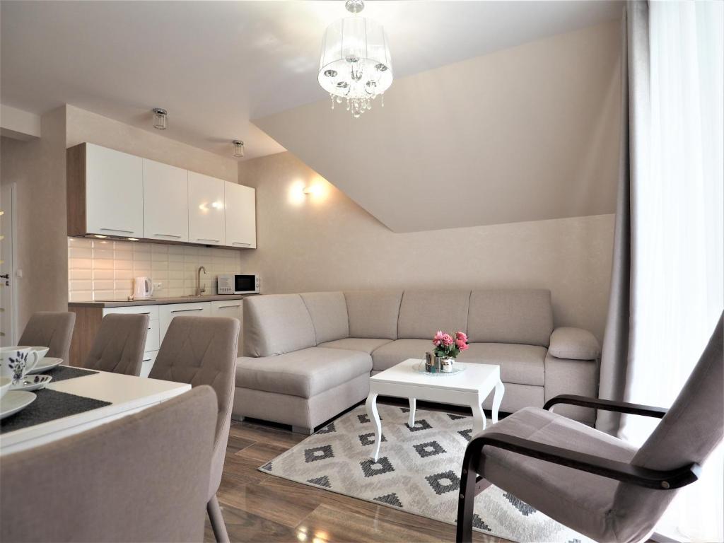 Kuchyňa alebo kuchynka v ubytovaní VIP Apartamenty Cristal
