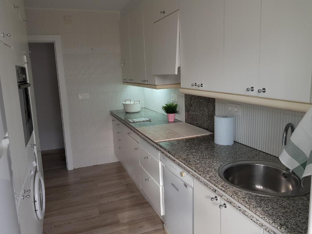Kuchyňa alebo kuchynka v ubytovaní Apartamento Apolo