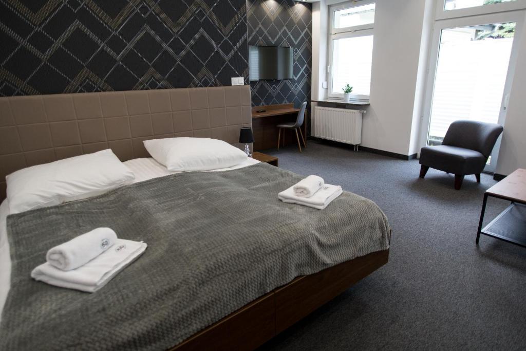 Postel nebo postele na pokoji v ubytování N°50