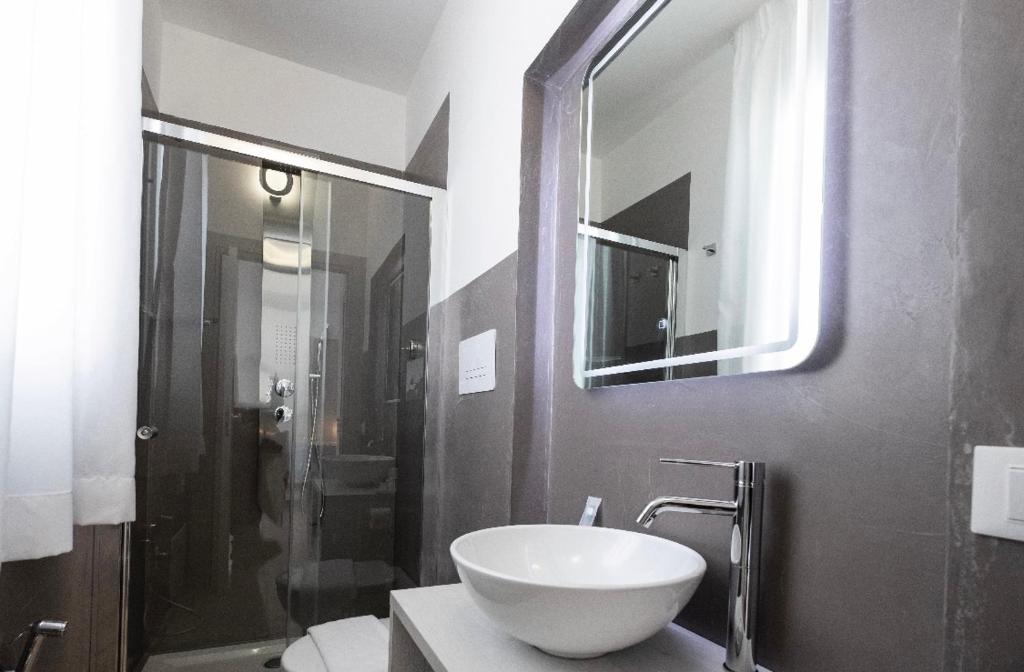 Koupelna v ubytování Imera B&B
