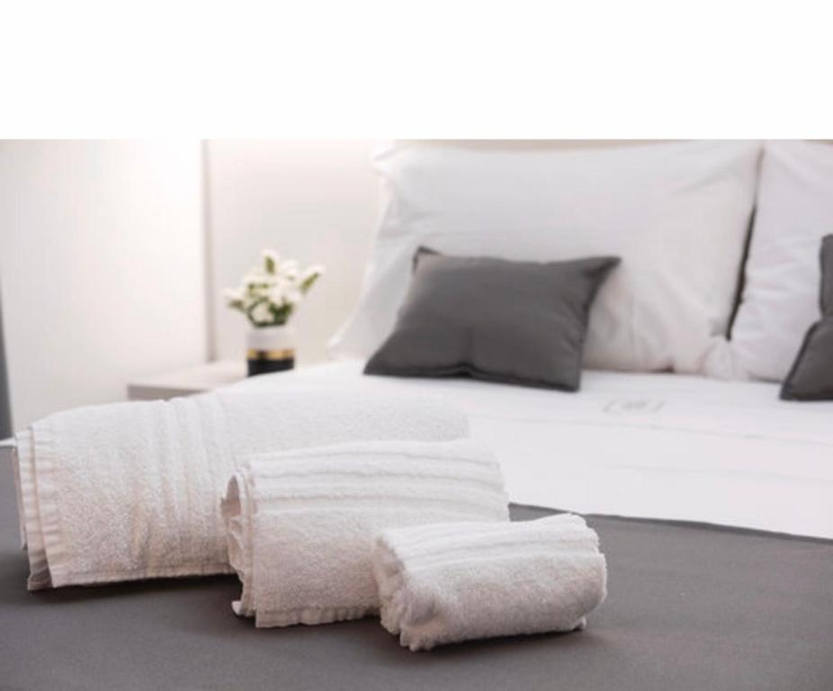 Postel nebo postele na pokoji v ubytování Imera B&B