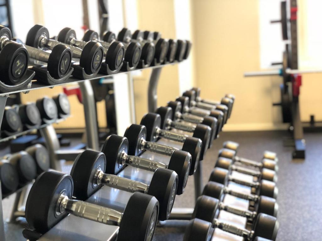 Fitness centrum a/nebo fitness zařízení v ubytování Piteå Stadshotell