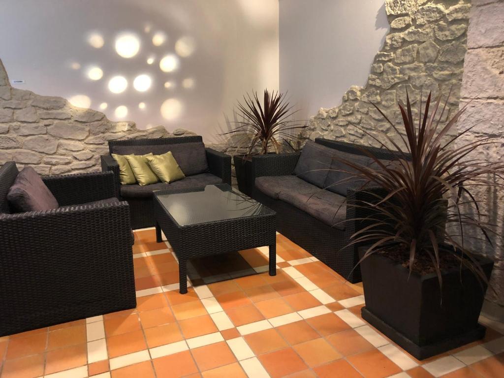 Posezení v ubytování Piteå Stadshotell