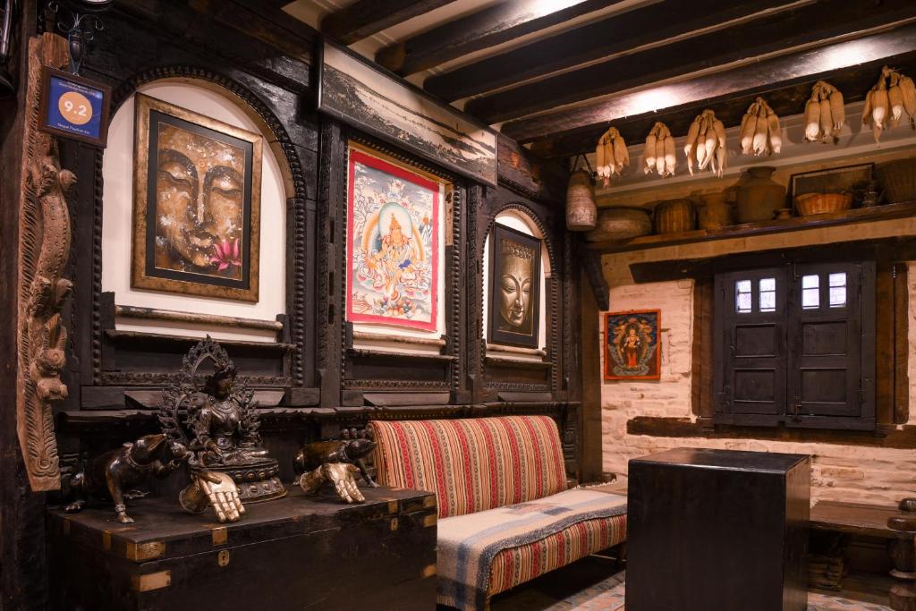 Posezení v ubytování Nepal Pavilion Inn