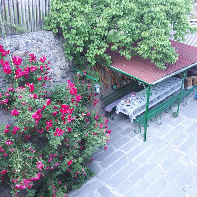 Zahrada ubytování IRIS B&B in DEBED CANYON