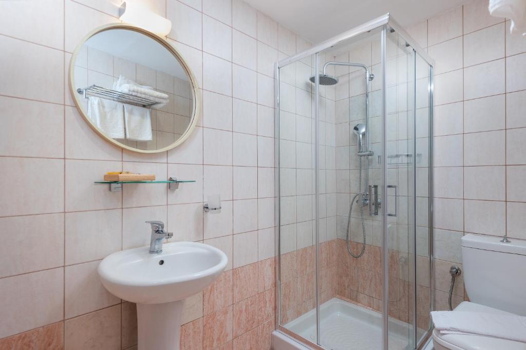 Koupelna v ubytování Casa De La Sera